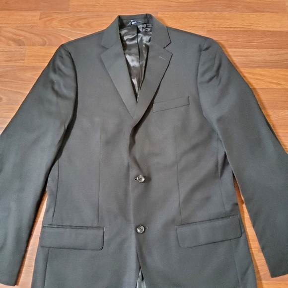 Marc Anthony Men's Suit Jacket Blazer 40L Black - Picture 2 of 8